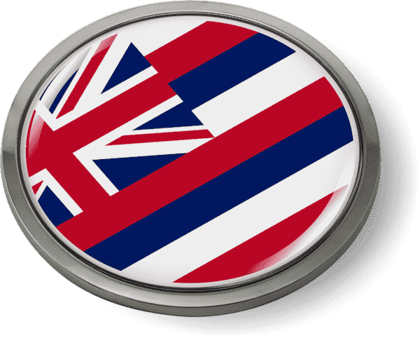 Hawaii - State Flag Emblem